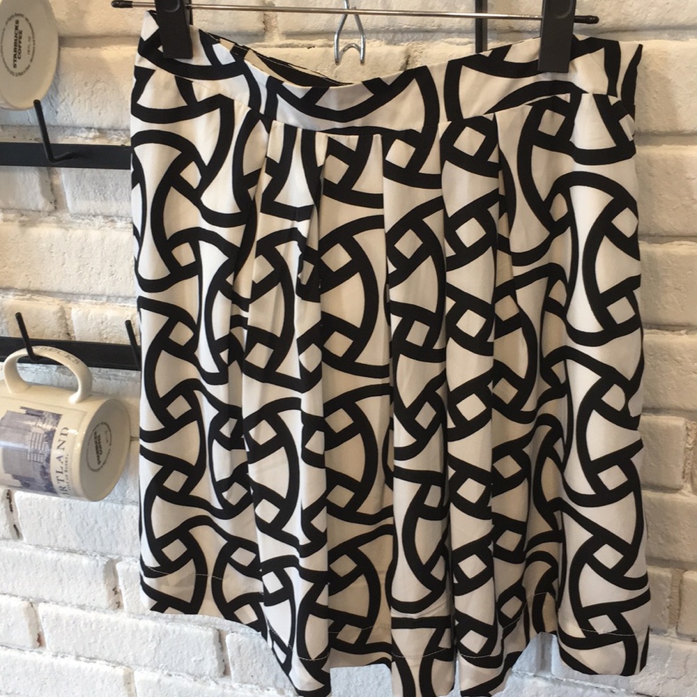 Black and white skirt